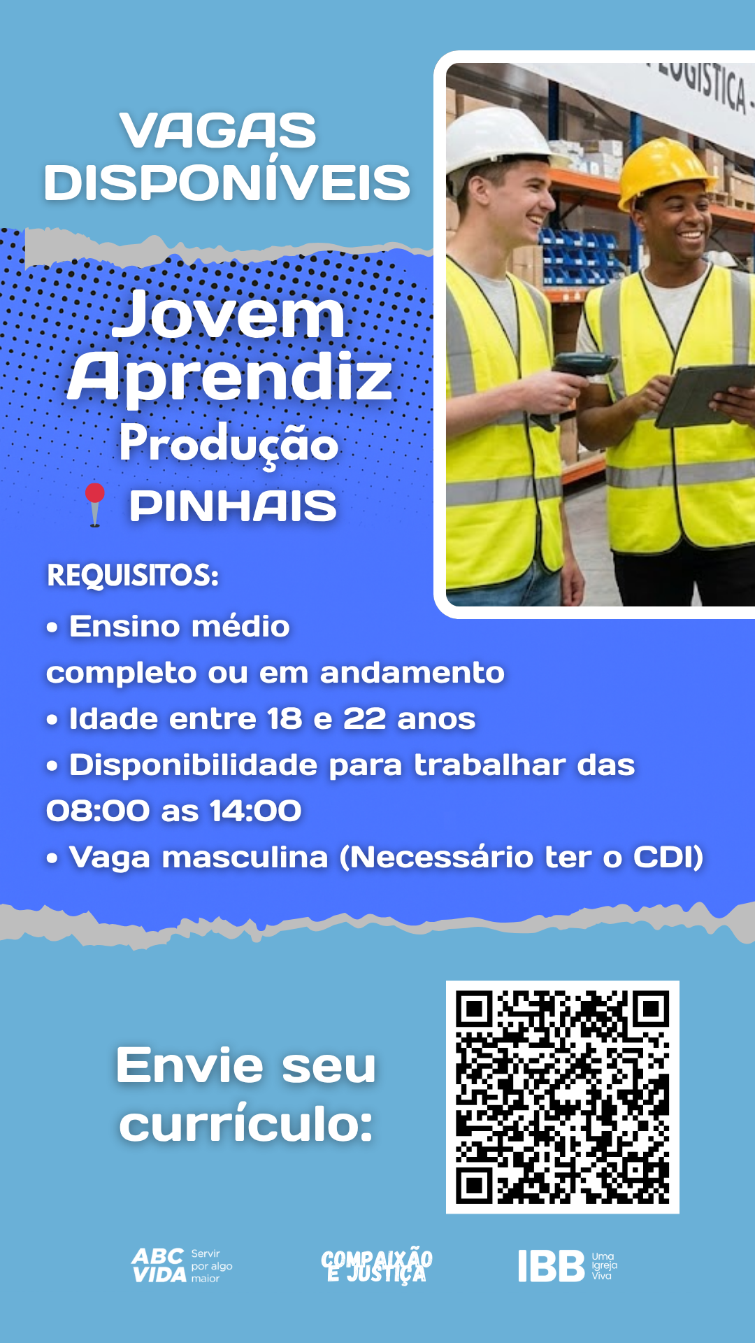 Vaga Aprendizagem Produção