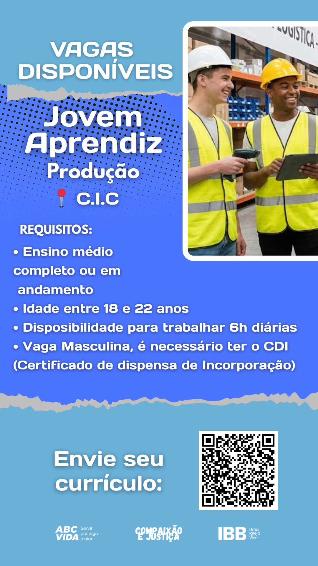 Vaga Aprendizagem Produção