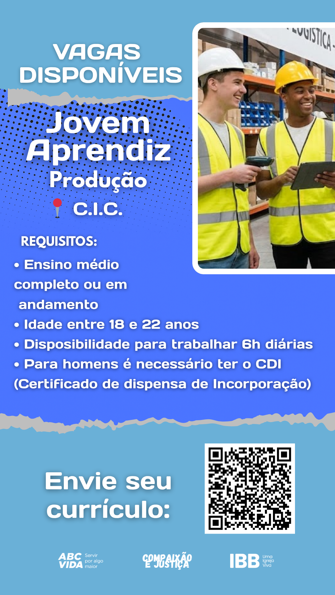 Vaga Aprendizagem Produção 6H
